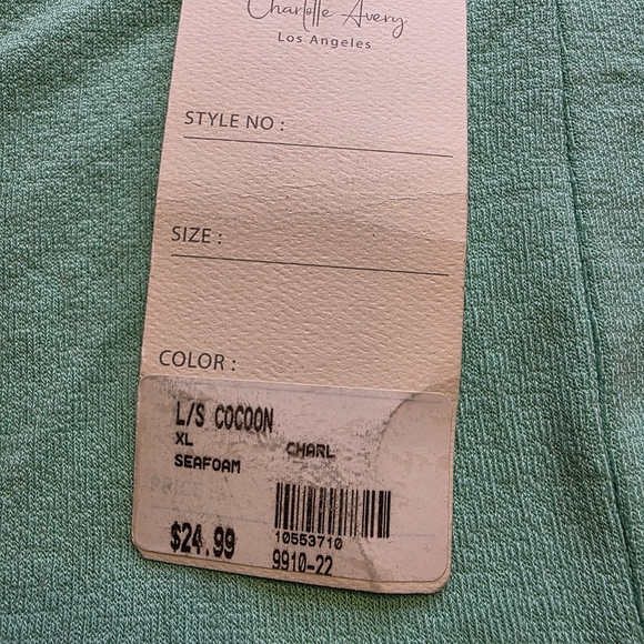 Charlotte Avery....Mint Green Oversized Top - Picture 5 of 7